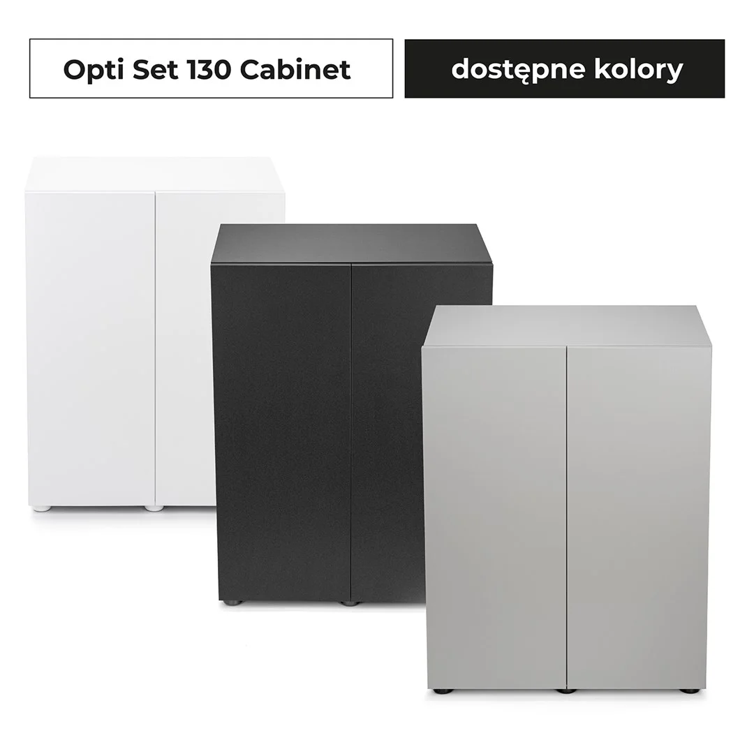 AquaEl Kabinet til Optiset 130 Sort (Møbelskab)